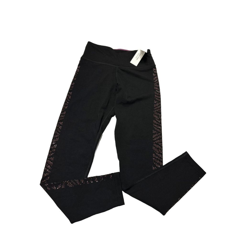 Calvin Klein Women's Performace Studded‎ Leggings, Black, Size S